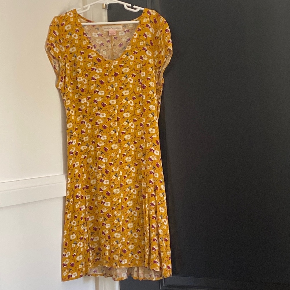 Band of Gypsies floral mini dress